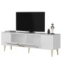 HANAH HOME TV polica Dekolp5 White Gold - slika 5