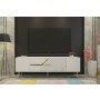 HANAH HOME TV polica Dekolp5 White Gold - slika 1