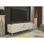 HANAH HOME TV polica Dekolp5 White Silver - slika 2