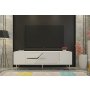 HANAH HOME TV polica Dekolp5 White Silver - slika 1