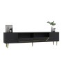 HANAH HOME TV polica Dekop1 Anthracite Gold - slika 4
