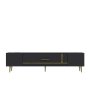 HANAH HOME TV polica Dekop1 Anthracite Gold - slika 5