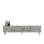 HANAH HOME TV polica Dekop1 Ephesus Marble Silver - slika 5