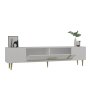 HANAH HOME TV polica Dekop1 White Gold - slika 4