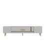 HANAH HOME TV polica Dekop1 White Gold - slika 5