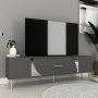 HANAH HOME TV polica Dekop2 Anthracite Silver - slika 2