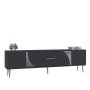 HANAH HOME TV polica Dekop2 Anthracite Silver - slika 3