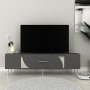 HANAH HOME TV polica Dekop2 Anthracite Silver - slika 1