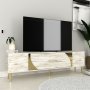 HANAH HOME TV polica Dekop2 Ephesus Marble Gold - slika 2