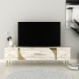 HANAH HOME TV polica Dekop2 Ephesus Marble Gold - slika 1