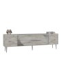 HANAH HOME TV polica Dekop2 Ephesus Marble Silver - slika 3