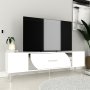 HANAH HOME TV polica Dekop2 White Silver - slika 2