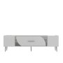 HANAH HOME TV polica Dekop2 White Silver - slika 5