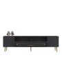 HANAH HOME TV polica Dekop3 Anthracite Gold - slika 4