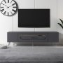HANAH HOME TV polica Dekop3 Anthracite Silver - slika 1