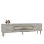 HANAH HOME TV polica Dekop3 Ephesus Marble Gold - slika 3