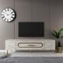 HANAH HOME TV polica Dekop3 Ephesus Marble Gold - slika 1
