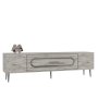 HANAH HOME TV polica Dekop3 Ephesus Marble Silver - slika 3