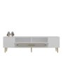 HANAH HOME TV polica Dekop3 White Gold - slika 4