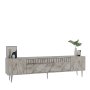HANAH HOME TV polica Dekolp1 Ephesus Marble Silver - slika 3