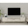 HANAH HOME TV polica Dekolp1 Ephesus Marble Silver - slika 1