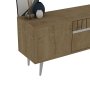 HANAH HOME TV polica Dekolp1 Sapphire Oak Silver - slika 5