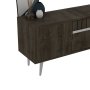 HANAH HOME TV polica Dekolp1 Walnut Silver - slika 5