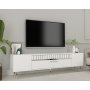 HANAH HOME TV polica Dekolp1 White Silver - slika 2