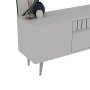 HANAH HOME TV polica Dekolp1 White Silver - slika 5