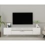 HANAH HOME TV polica Dekolp1 White Silver - slika 1