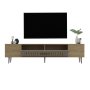 HANAH HOME TV polica Dekolp3 Sapphire Oak Silver - slika 4