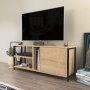 HANAH HOME TV polica Neola Black Oak - slika 3