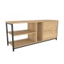 HANAH HOME TV polica Neola Black Oak - slika 4
