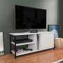 HANAH HOME TV polica Neola Black White - slika 2