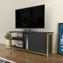 HANAH HOME TV polica Neola Gold Anthracite - slika 3
