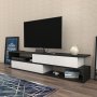 HANAH HOME TV polica Cortez Anthracite White - slika 3
