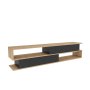 HANAH HOME TV polica Cortez Oak Anthracite - slika 5