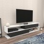HANAH HOME TV polica Cortez White Anthracite - slika 2