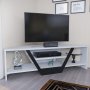 HANAH HOME TV polica Sares White Black - slika 2
