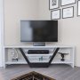 HANAH HOME TV polica Sares White Black - slika 1