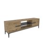 HANAH HOME TV polica Eslem Oak Black - slika 4