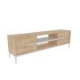 HANAH HOME TV polica Eslem Oak White - slika 4