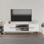 HANAH HOME TV polica Eslem White Walnut - slika 1