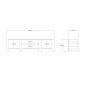 HANAH HOME TV polica Technic White - slika 4