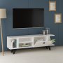 HANAH HOME TV polica Idil White - slika 2