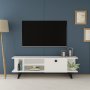 HANAH HOME TV polica Idil White - slika 1