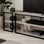 HANAH HOME TV polica Echo Light Mocha - slika 3