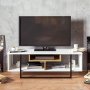 HANAH HOME TV polica Asal (120) White Ud Black - slika 2