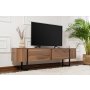 HANAH HOME TV polica Serenity Walnut Black - slika 1