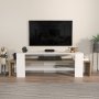HANAH HOME TV polica Lenora White Walnut - slika 1